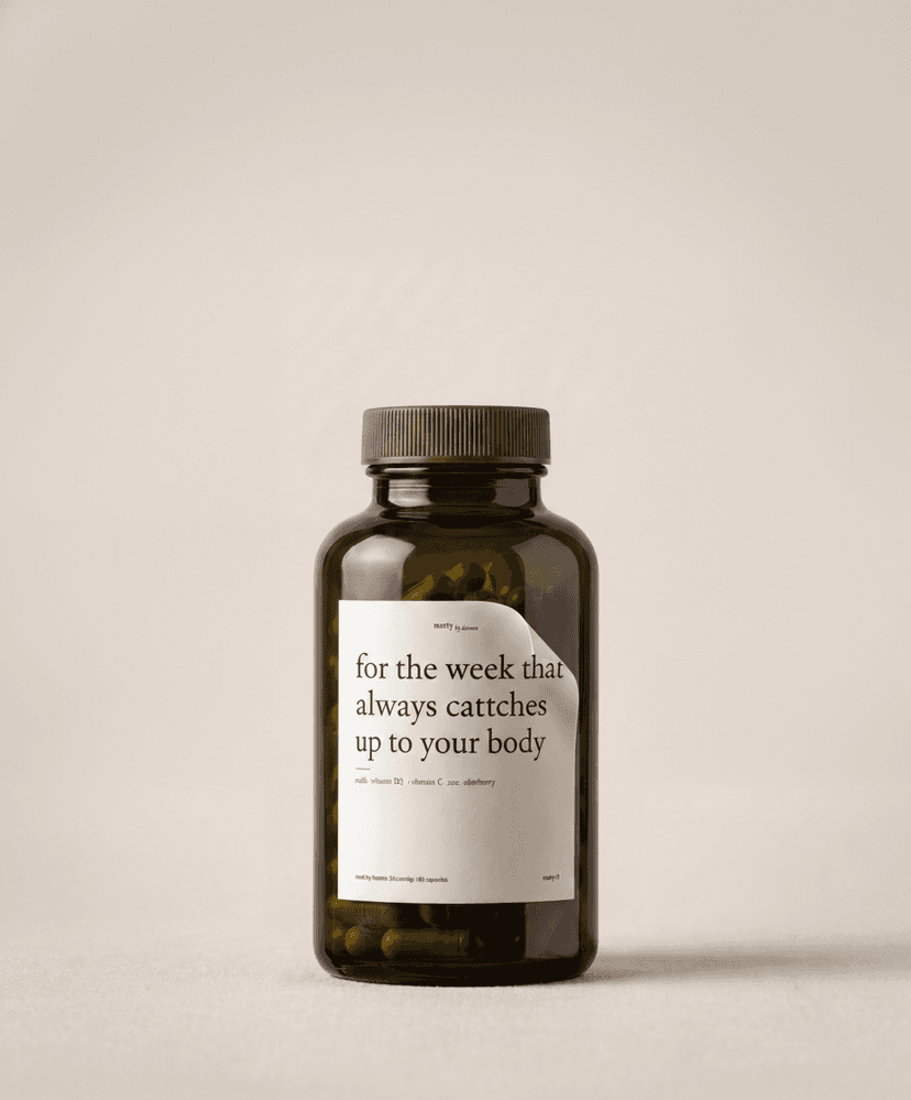 for the week that always catches up to your body