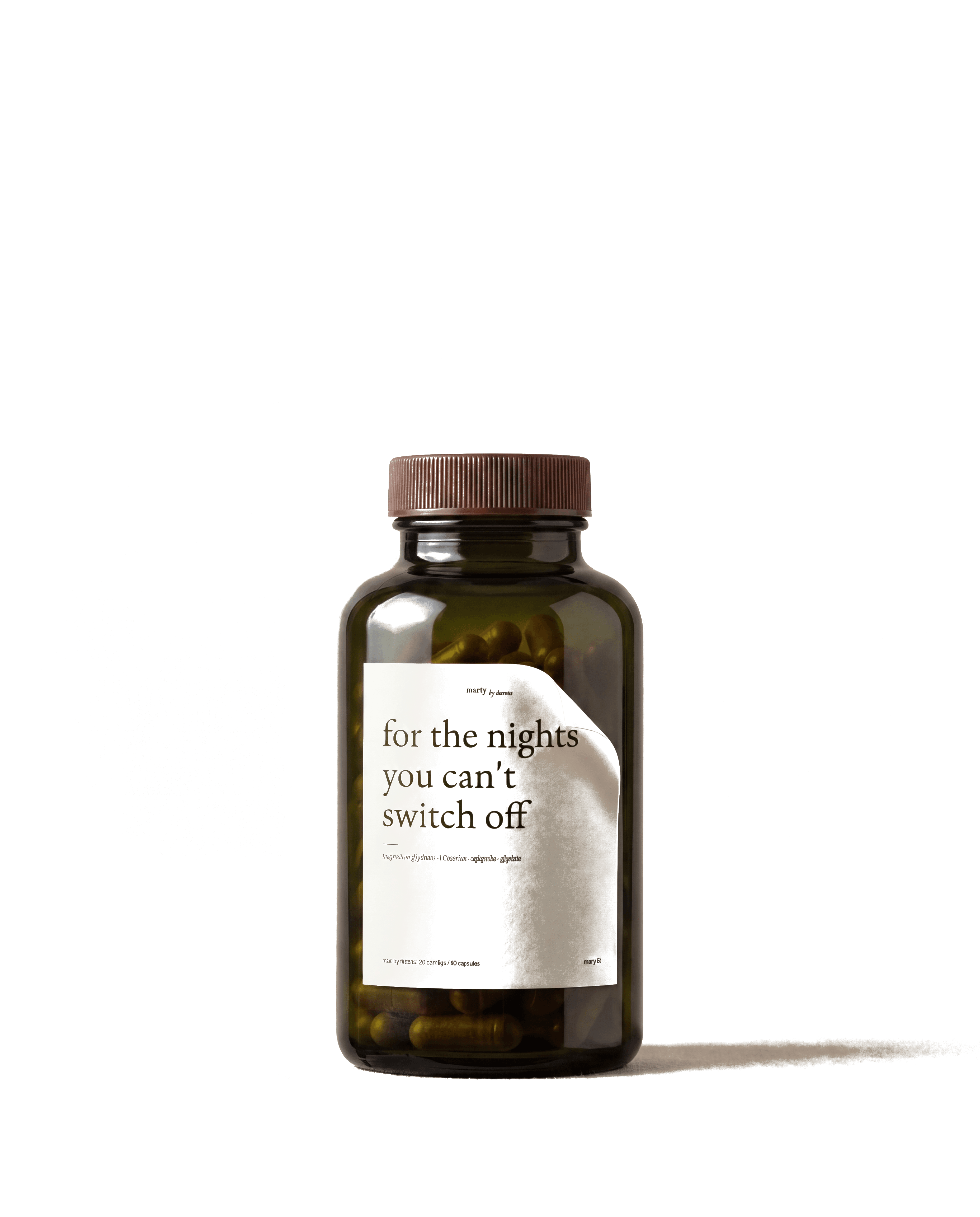 MARTY 01 supplement bottle